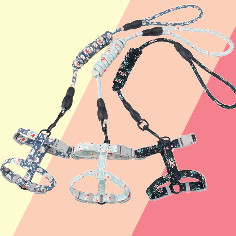 Cat Traction Rope Summer Japanese Style Adjustable Cat Walking Rope Pet Cat Traction Rope Anti-breakaway Cat Harness