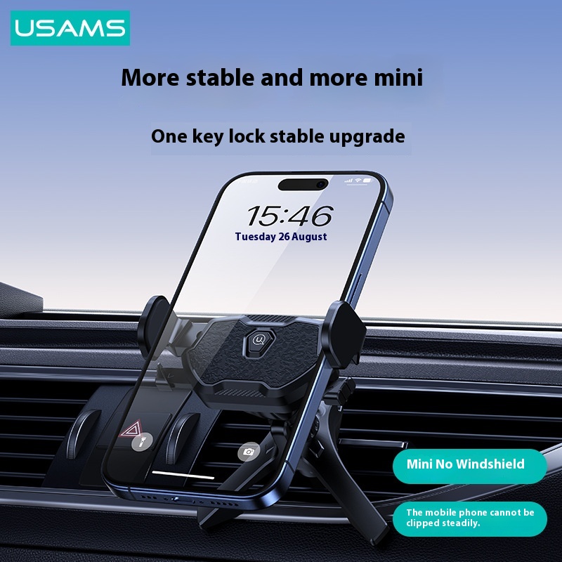 USAMSCar Mobile Phone Holder Car Air Outlet Gravity Navigation Mobile Phone Support Holder Clamp Buckle Bracket