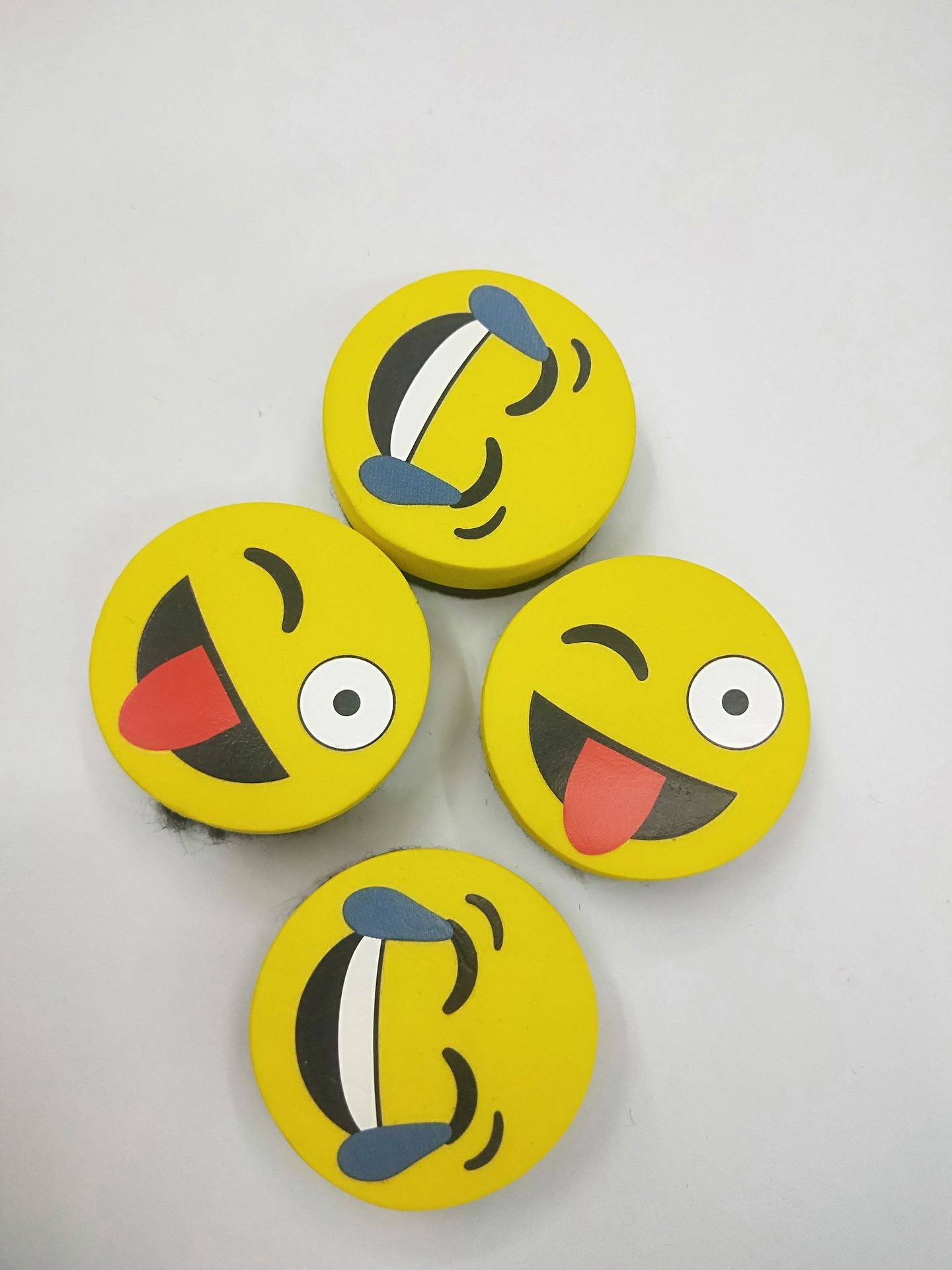 Innovative Smiling Cartoon Magnetic Whiteboard Eraser Office Study Supplies Cute Board Sassafras Sponge Eraser