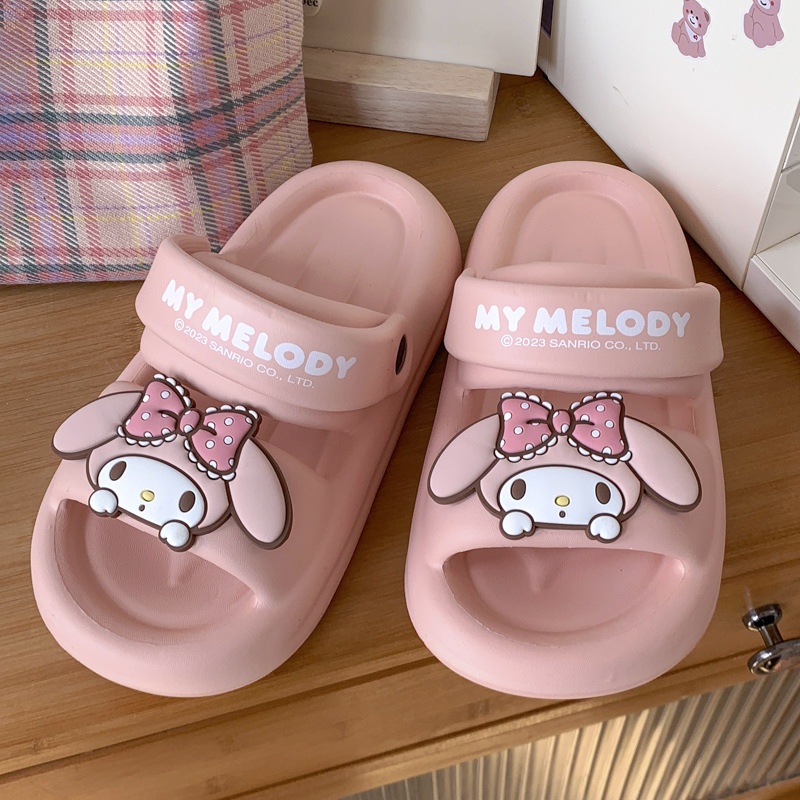 Sanrio Cinnamon Dog Sandals For Women Summer Home Cartoon Soft-soled Non-slip Shit-stepping Sandals Can Be Worn Outside