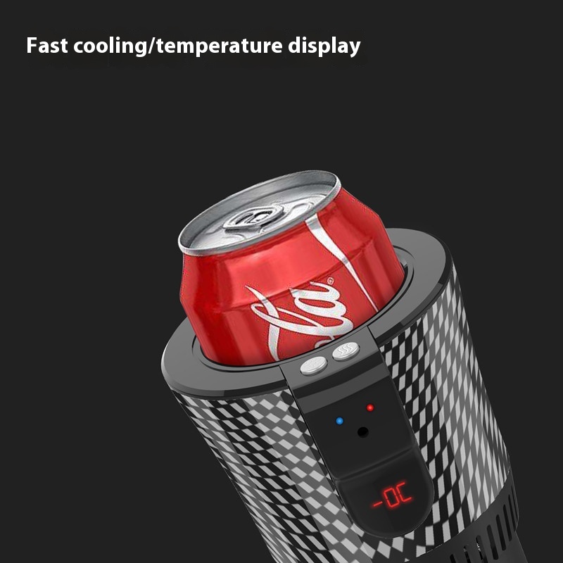 Car Hot And Cold Cup Home Dual-Purpose Smartulation Hot Water Cup Cooling And Heating Cup Mini Cup12 VCar