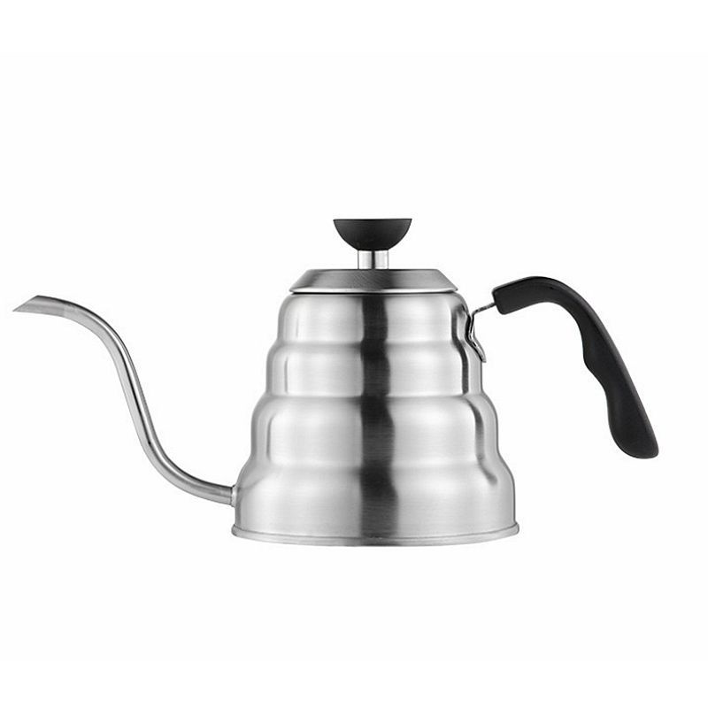 Stainless Steel Hand Brewed Coffee Maker With Long Mouth And Narrow Mouth,Coffee Drip Filter Pot1.0 L/1.2 L
