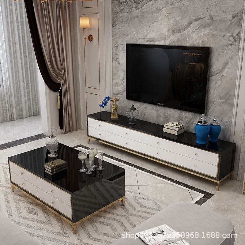 Modern Minimalist Small-Sized Furniture Simple Creative Light Luxury Coffee Table TVCabinet