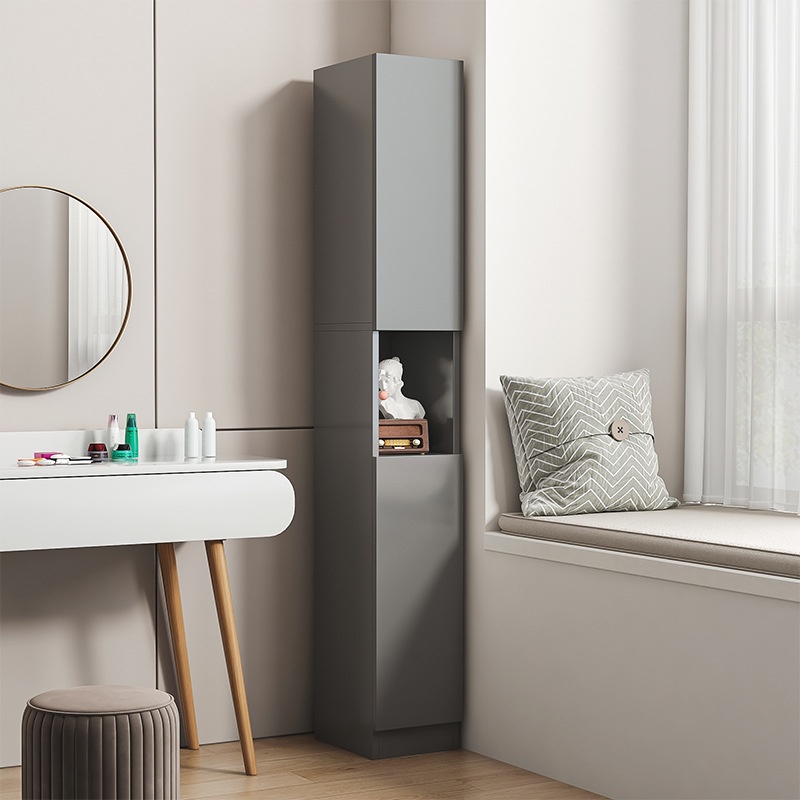 Narrow Slit Bookshelf Floor-to-ceiling Living Room Slit Bookcase Storage Cabinet Simple And Economical Corner Wall Storage Rack