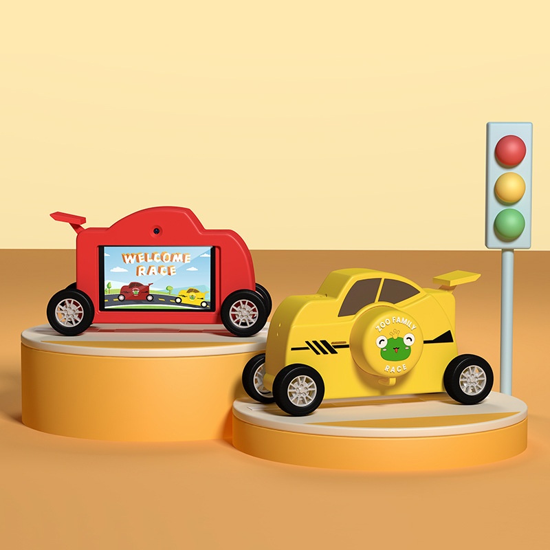 48 MP3.0 Touch Screen C4 Racing Car Children's Wi Fi Cartoon Camera Can Take Pictures And Print Dual Camera Micro Business Toys