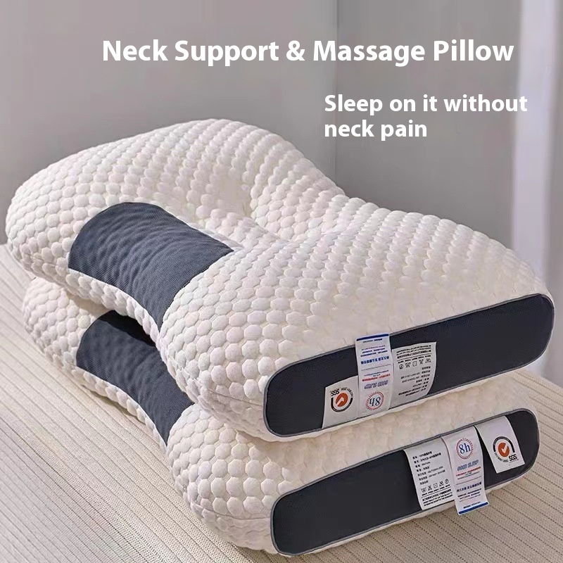SPAPillow Pillow Core Partition Cervical Vertebrae Protection Sleep Pillow Home APair Of2 Single Student Dormitory Male Pillow Core