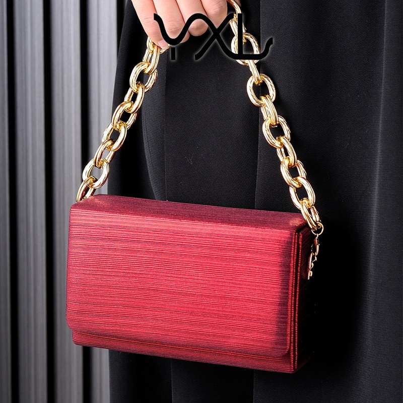 Characteristic Chain Evening Bag Versatile High-end Women's Bag Simple Shoulder Bag