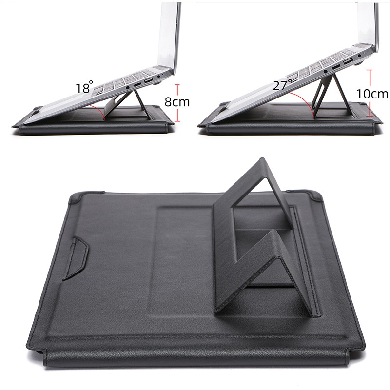 Cooling Inner Liner Bag With Stand,Office Business Suitable For12,13,14,15,And16-inch Thin And Light Notebooks