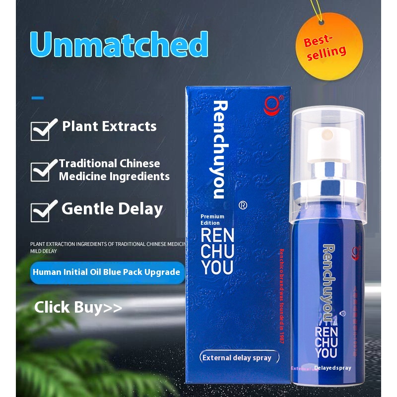 Renchu Oil Delay Male Spray Blue10ml Adult Products Indian God Oil Couples Fun Agent