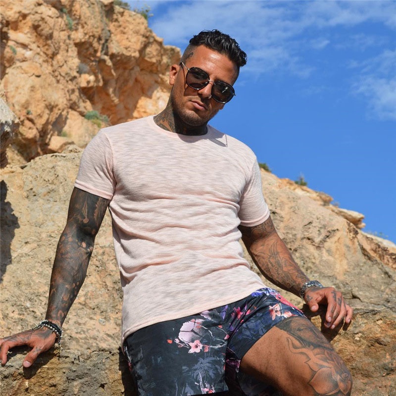 Muscle Men's European And American3 DPrinted T-shirt Summer Fashion Brand Casual Sports Quick-drying T-shirt Men's Short Sleeve