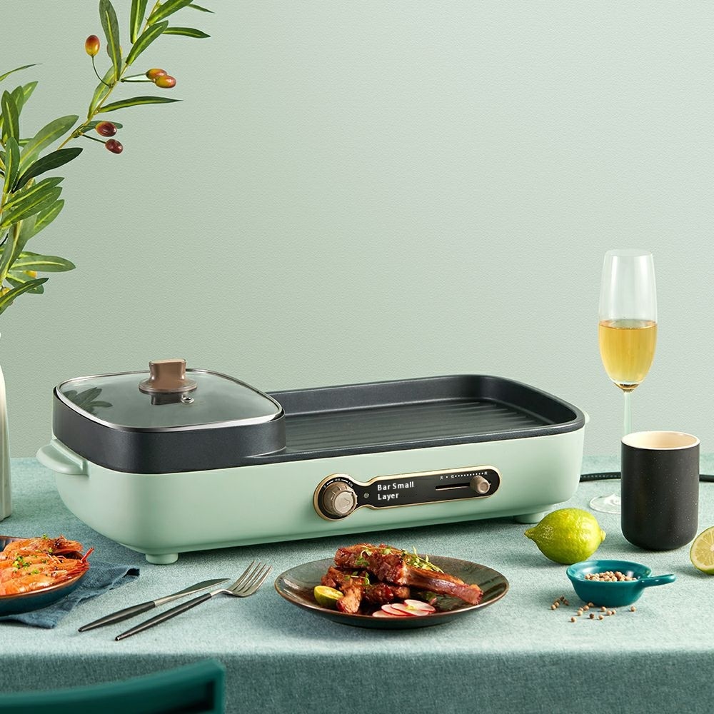 Cooking Pot Electric Hot Pot Griller Grilled All-in-one Pot
