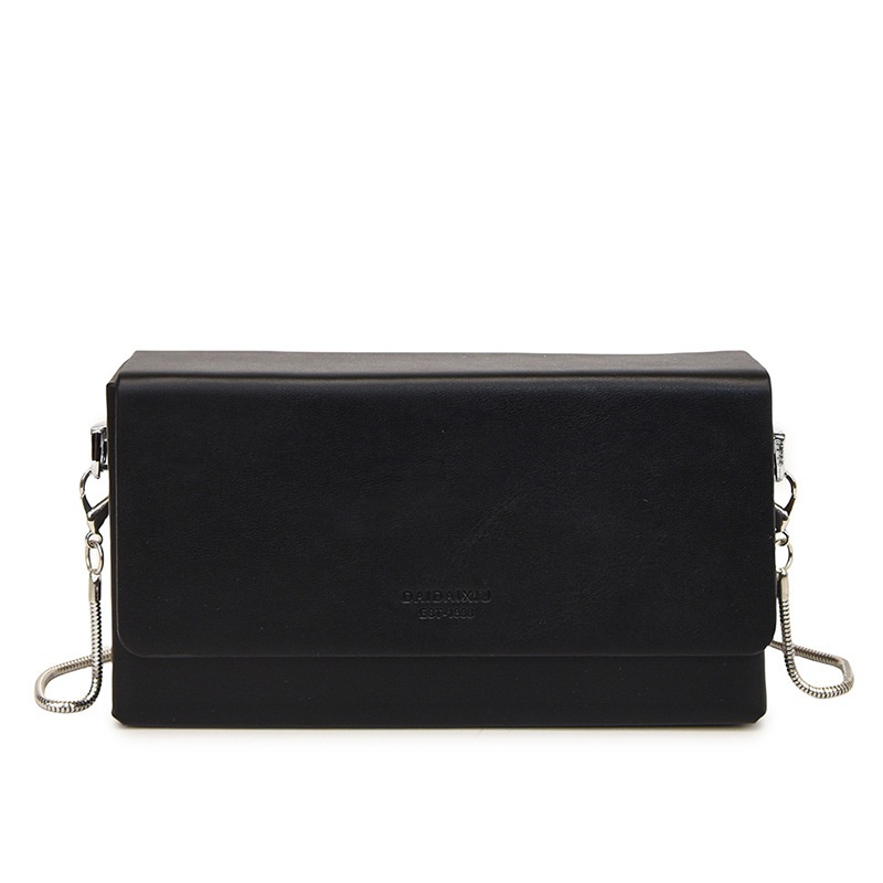 Korean Niche Minor Simple Design High-end Sense Bag Women's Small Square Bag Retro Chain Tofu Bag