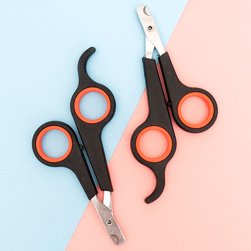 Pet Nail Scissors Stainless Steel Cat Nail Scissors Pet Scissors Cat Cleaning And Beauty Nail Clippers Pet Supplies