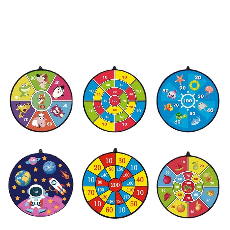 High-grade Large Hard Board Children's Sticky Ball Toys Sticky Ball Indoor Dart Target Outdoor Parent-child Suction Cup Ball