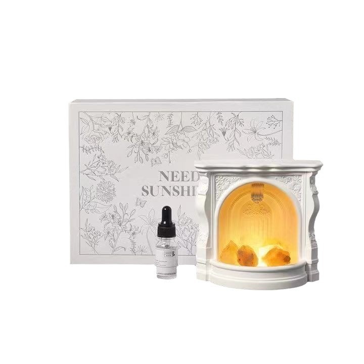 Fireplace Crystal Stone Aromatherapy Ornaments Lasting Essential Oil Fire-free Fragrance Expanding Fragrance Home Atmosphere Birthday Gift