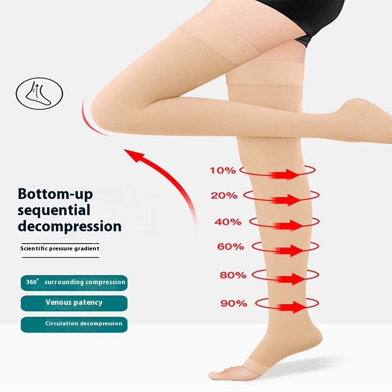 Long Tube Thin Leg Calf Socks Secondary Elastic Leg Shaping Pressure Socks For Men And Women In Stock Generation Nine Socks Strong