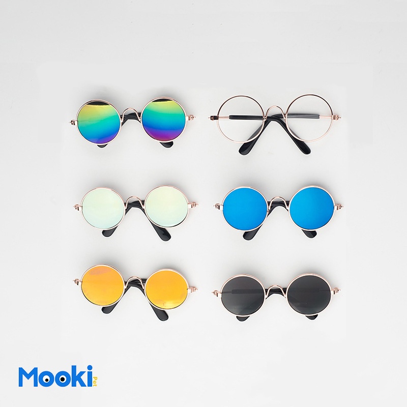 Pet Sunglasses Accessories French Bulldog Corgi Cat Glasses Dog Sunglasses Teddy Funny Personality Mini Glasses Accessories