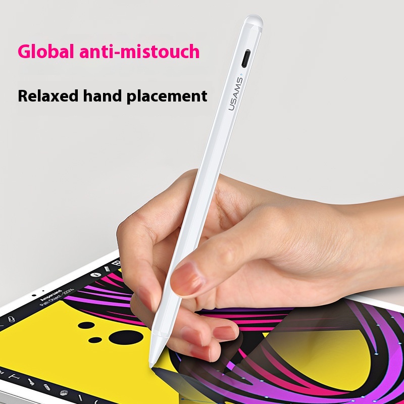 USAMSAnti-mistouch Capacitive Pen Active Stylus Suitable For Ipad Apple Tablet Touch Screen Mobile Phone Air Pro