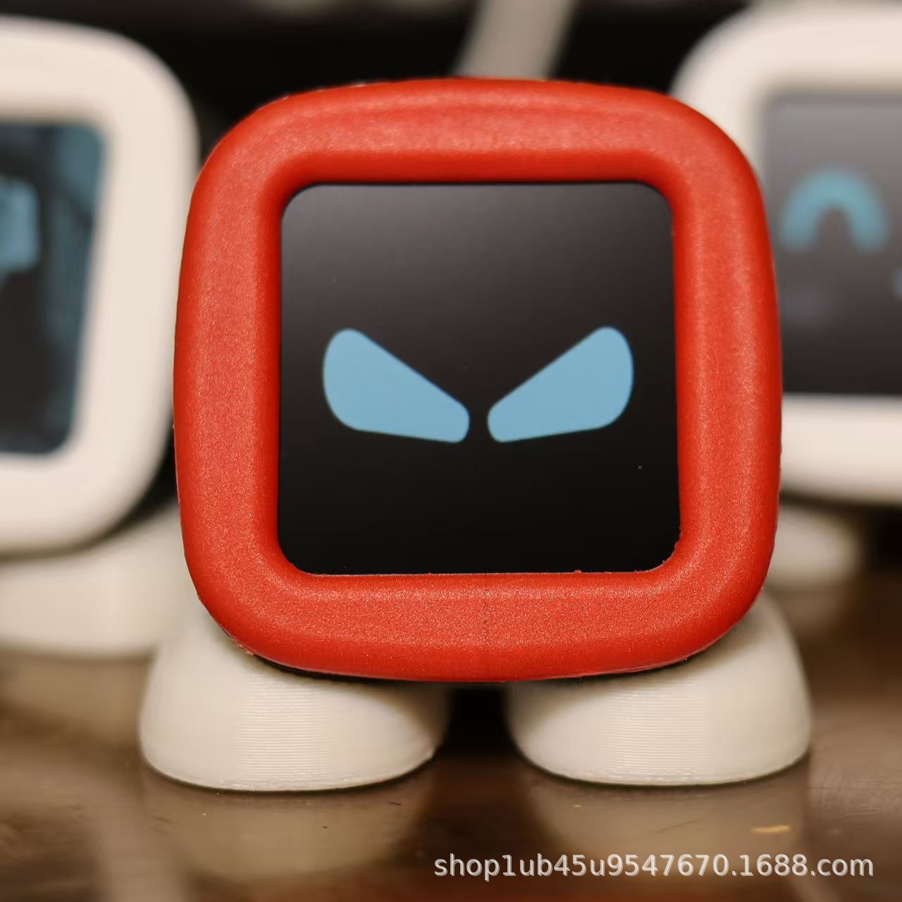 Car Robot Mochi Elf Car Ornaments Desktop Ornaments Weather Digital Clock Digital Photo Album Expression