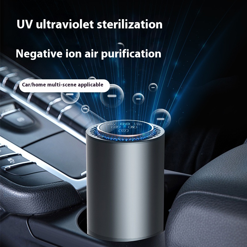 On Behalf Of Nobic U V Sterilization Negative Ion Car Air Purifier Car Odor Removal Haze Freshener