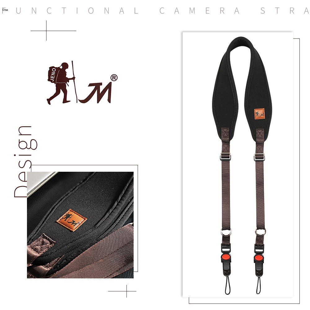 J N Geno Designs J N- F K Quick-release Shoulder Strap Micro- S L R Camera Strap Diagonal Decompression Quick-release Shoulder Strap
