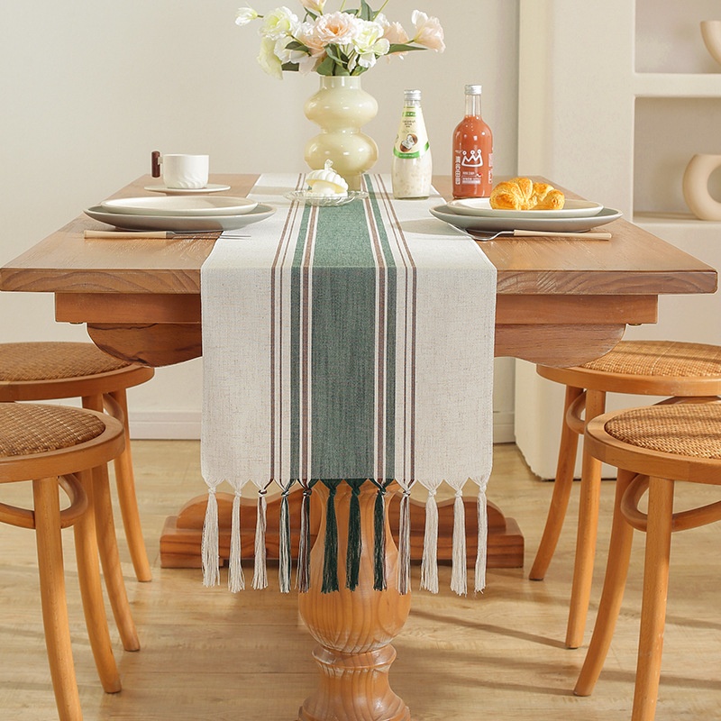 Hand-woven Tassel Table Flag Modern Simple Home Dining Table Tablecloth Placemat Home Decoration Tablecloth Tea Flag