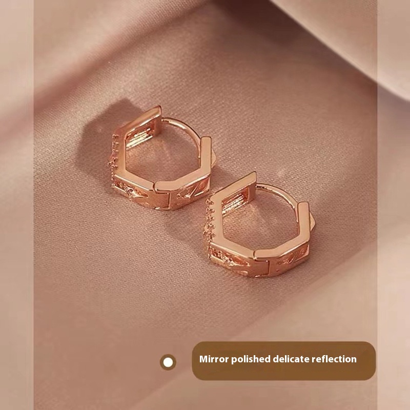 Hot-selling Earrings For Women Style Korean Temperament Internet Celebrity Earrings High-end Earrings Autumn And Winter Earrings - 4
