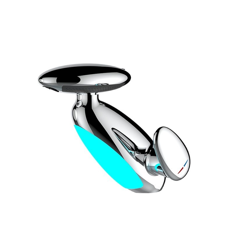 Pull ET Atmosphere Lamp Faucet Bathroom Washbasin Spacecraft Universal Waterfall Four-speed Hot And Cold Faucet