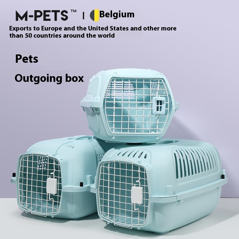 Pet Airline Box Cat Portable Cat Cage Portable Travel Cat Car Box Cat Bag Small Puppy Travel Box