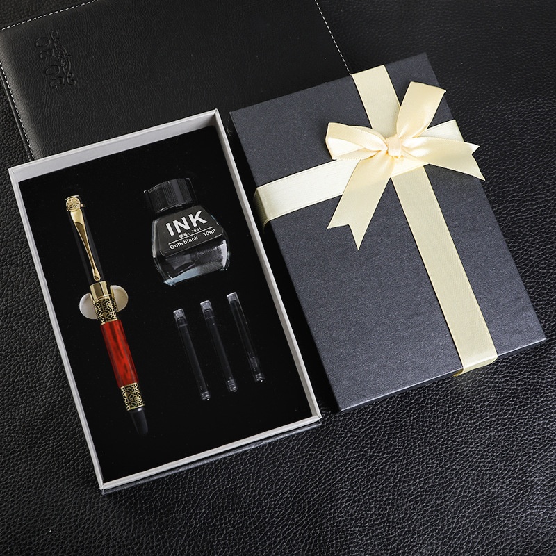Pen Set Business Office Gift Box Ink Cartridge Practical Teacher's Day Gift Box