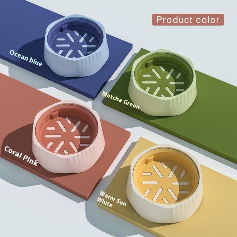 Ready-Made Dog Slow Food Bowl Pet Two-In-One Anti-Knock Over Dog Bowl Cat And Dog Supplies Plastic Anti-Slip Dog Bowl