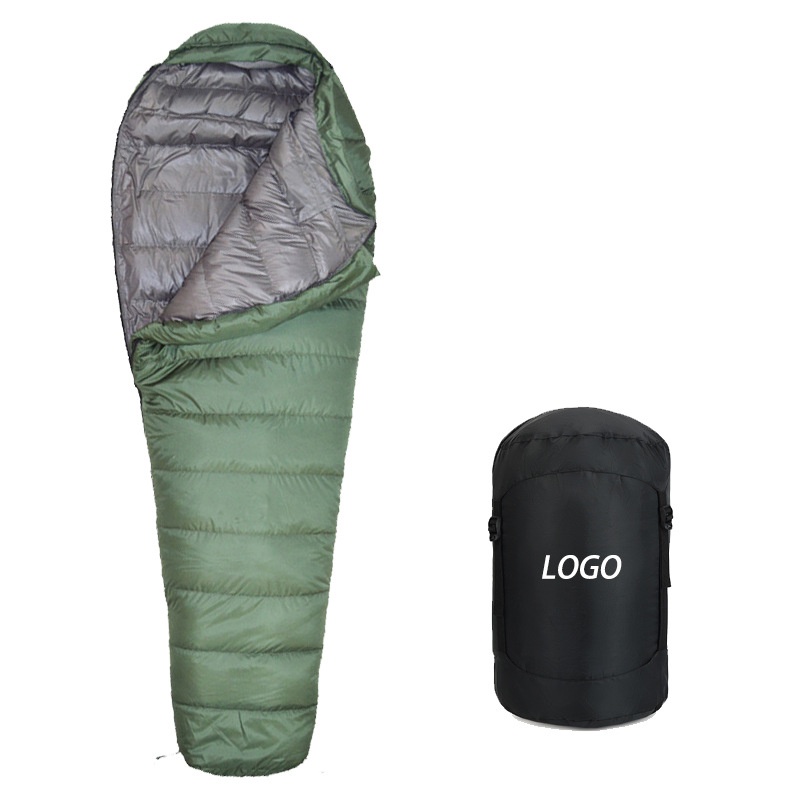 SOutdoor Duck Down Ultralight Down Sleeping Bag Mummy Warm Down Sleeping Bag One Piece Drop Shipping