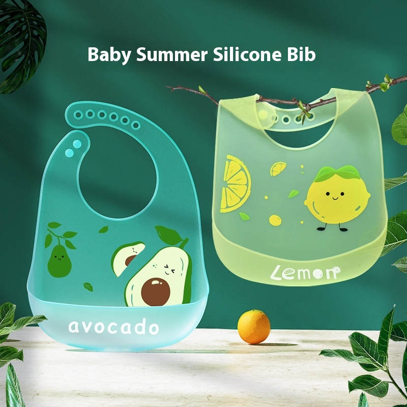 's Silicone Bib Transparent,Thin,Soft,Baby Food Pocket,Rice Pocket,Children's Bib,Waterproof,Washable,Large Size
