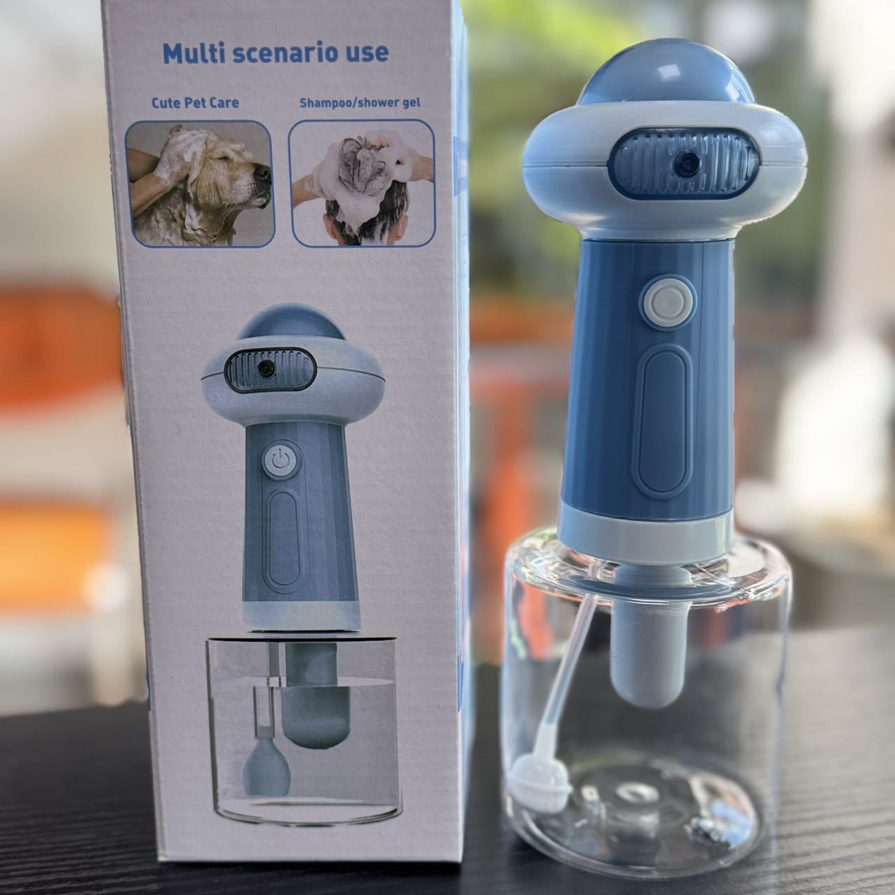 Pet Shower Gel Bubble Machine Bubble Machine Dog Cat Bath Bath Shower Gel Bubble Machine Second Generation