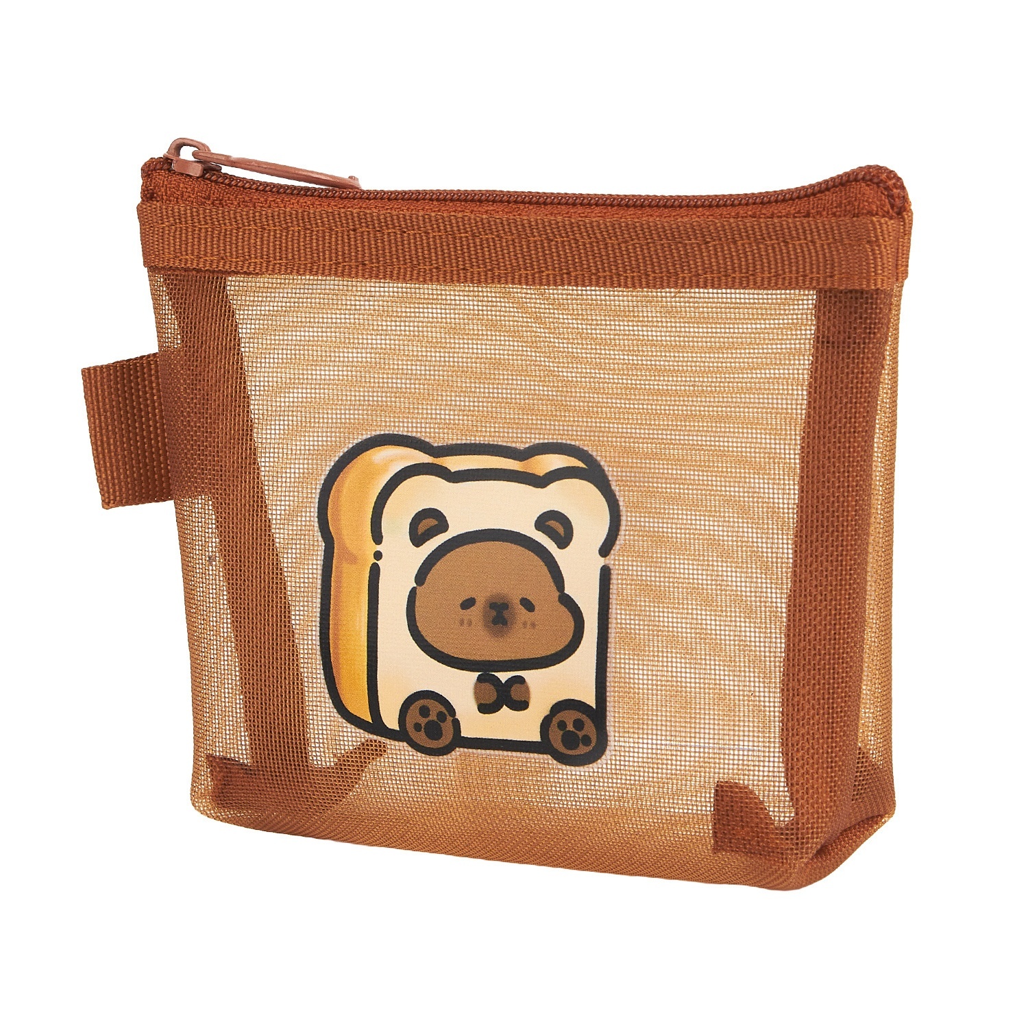 Kapibala Coin Bag Cartoon Cute Storage Bag Transparent Cosmetic Bag Portable Headset Card Storage Key Bag