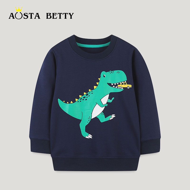 Autumn Products Boys Sweatshirt European And American Style Small Children Cartoon Round Neck Bottoming Shirt Children's Long-sleeved Top