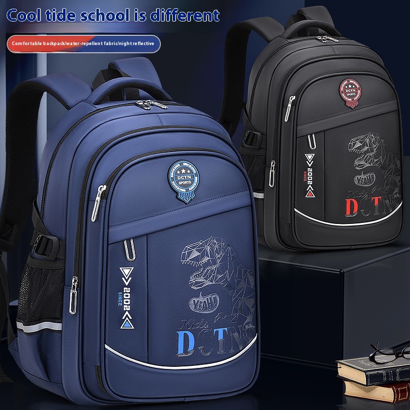 Middle School Student Schoolbag4-9th Grade Primary School Student Schoolbag Boy Children's Schoolbag Boy's Large-capacity Spine Protection Backpack