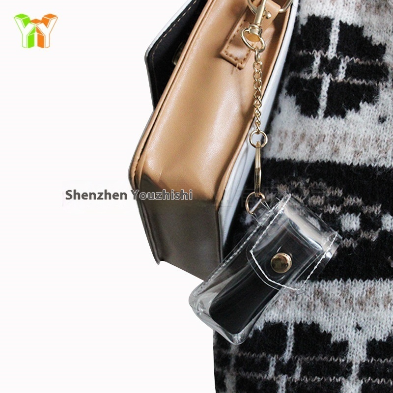 Mini Lipstick Storage Bag Transparent PVCBag Pendant Single Lipstick Storage Bag Lipstick Bag