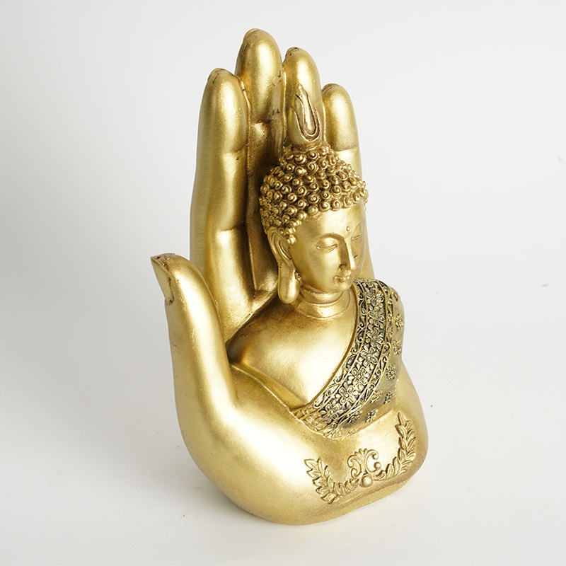 Palm Buddha Candlestick Home Desktop Ornaments