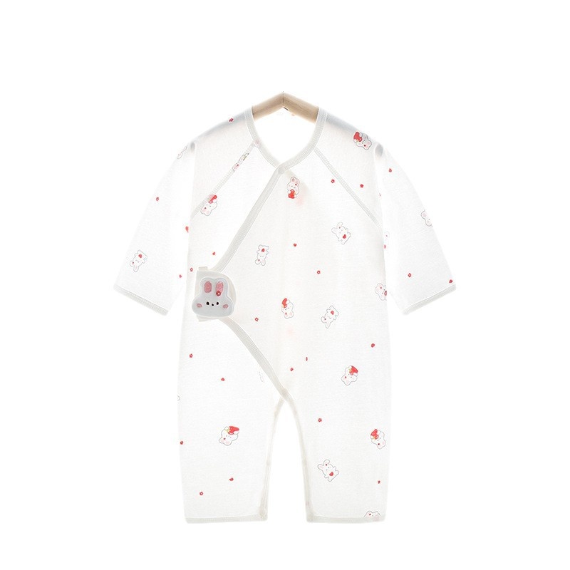 Baby Jumpsuit Summer Thin Air-conditioning Clothing Born Boneless Clothes Cotton Breathable Born Baby Clothes