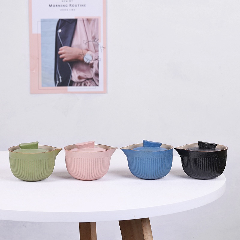 Travel Tea Set Portable Bag One Pot Two Cups Quick Cup Car Kung Fu Outdoor Portable Travel Teapot