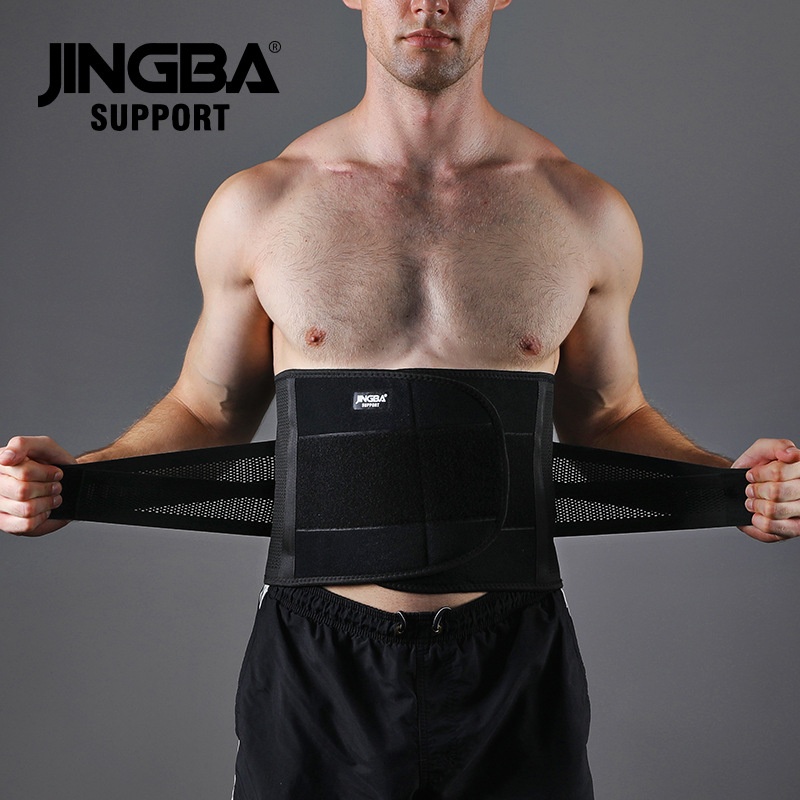 JINGBAWaist Protection Adult Sports Fitness Outdoor Protection Weightlifting Skipping Dumbbell Thickened Protective Gears