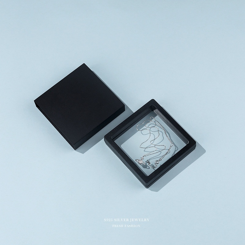 Fashion Jewelry Box Jewelry High-end Jewelry Box Ring Earring Necklace Packaging Box One Piece Dropshipping