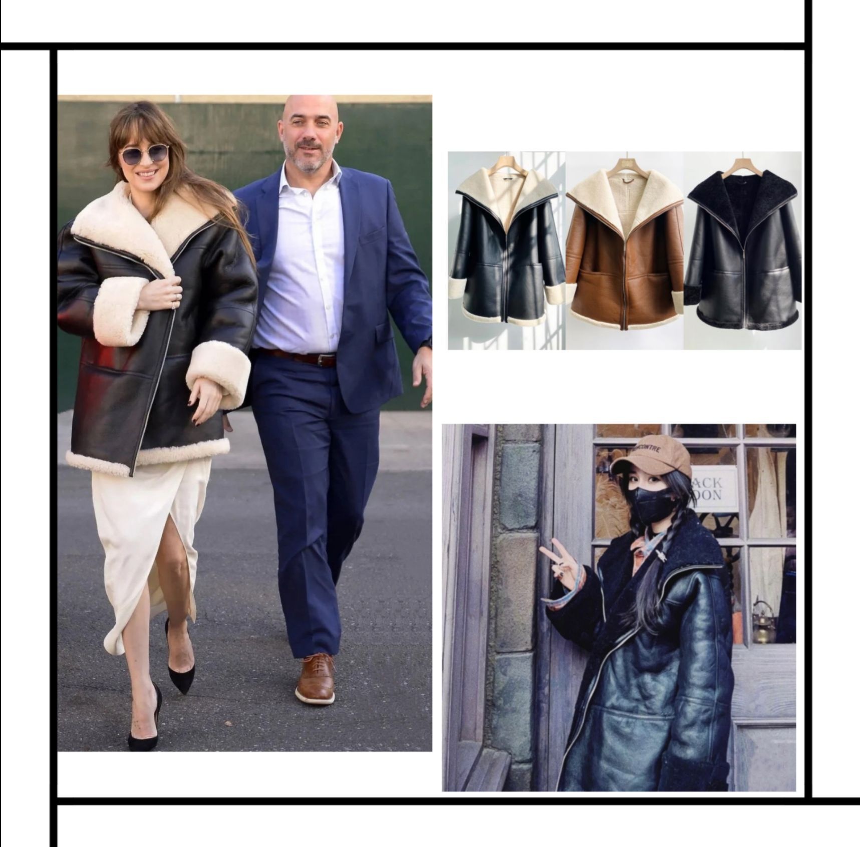 Yang Mi's Same 5-color Winter Eco-friendly Fur Coat Mid-length Loose Motorcycle Fur Coat For Women - 3