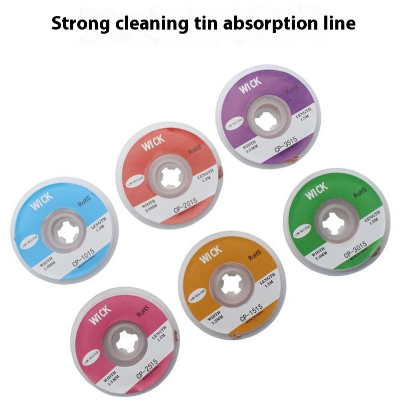 Detinning Wire Detinning Belt Detinning Belt BGATin Removal Tool Mobile Phone Electronic Repair Solder Residue Cleaning Suction Wire