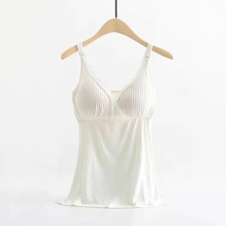 Nursing Vest, Maternity Suspender Underwear, Nursing Clothing Top, Postpartum Pajamas, Summer Bottoming Shirt, Spring And Autumn Thin Style
