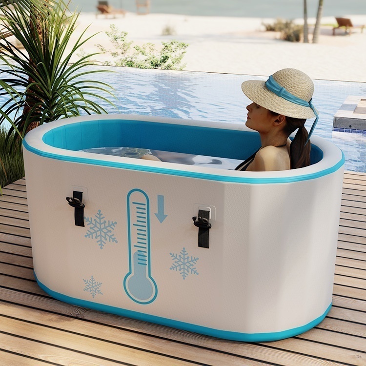 Ice Bath Bucket Inflatable Ice Bucket Inflatable Bath Tub Ice Bath Sports Rehabilitation Ice Cold Bath Bucket