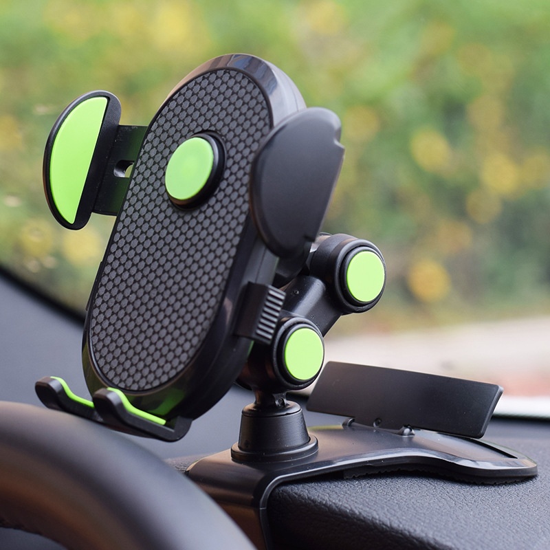 HUDDashboard Auto-Lock Phone Holder,Direct View Car Mount,Navigation Clip,Moving Car Parking Plate