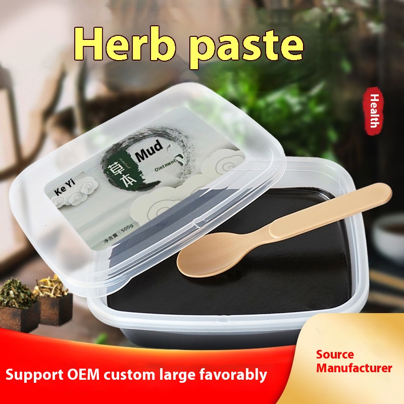 Kehan Beauty Salon Herbal Mud Moxibustion Cream Hot Compress To Soothe Meridians And Activate Shoulder And Neck Joint Health Center Volcanic Mud Moxibustion Cream