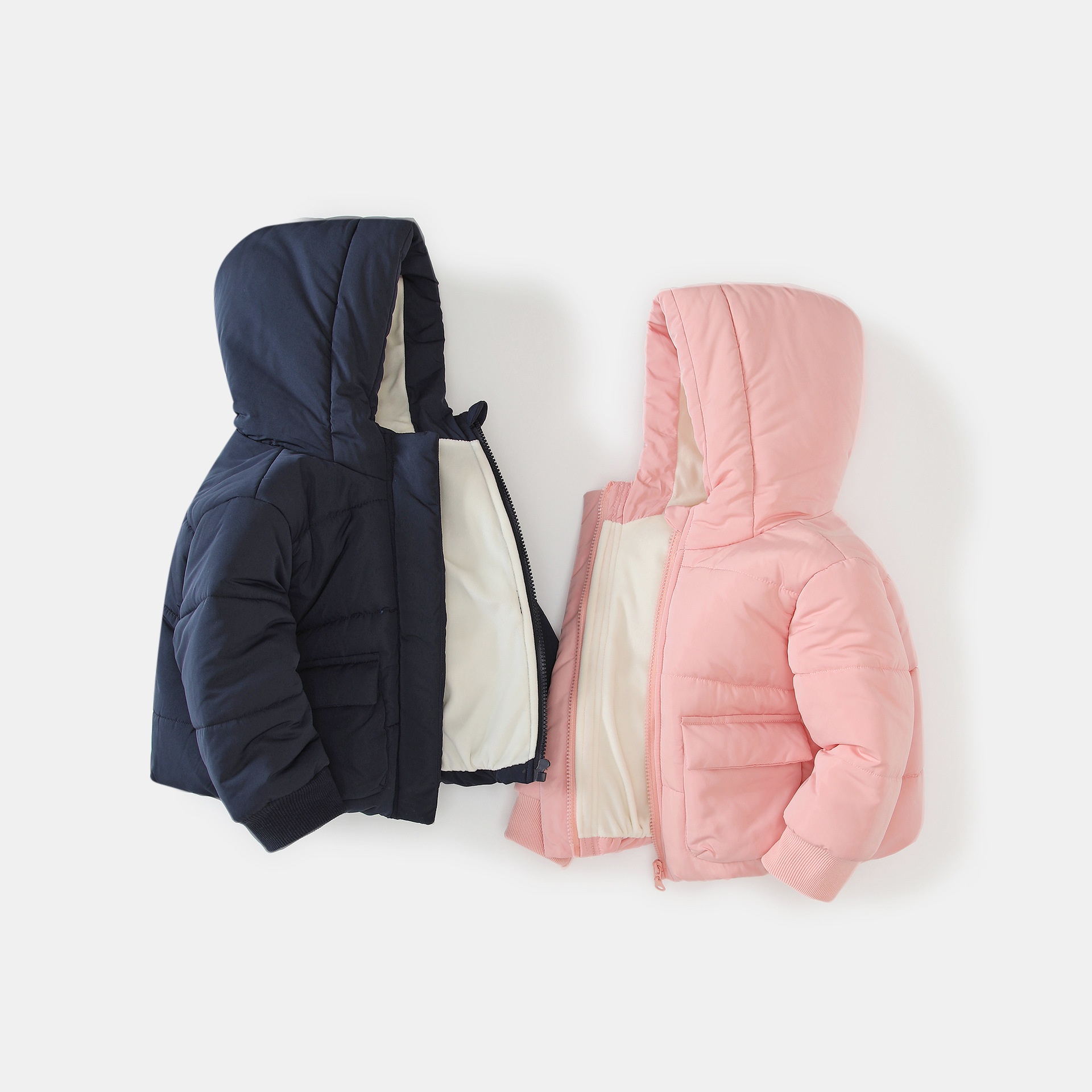 Fashionable Children's Winter Coat Baby Korean Clothes Children's Warm Clothes Thickened Chinese Style Boys And Girls Baby Clothes